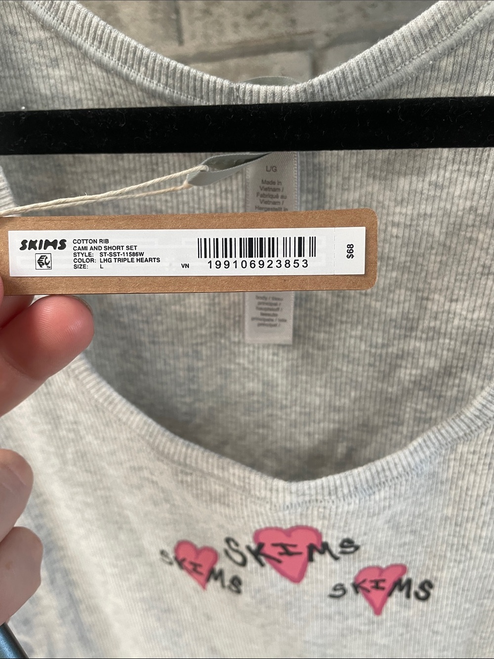 SKIMS Cotton Rib Tank and Short Set - Picture 8 of 14